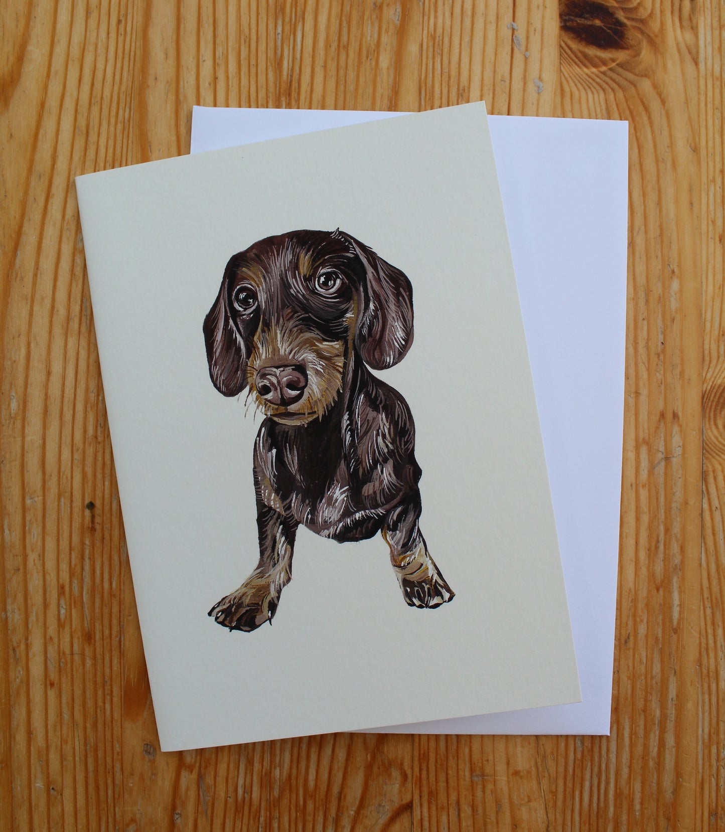 Dachshund Greetings Card