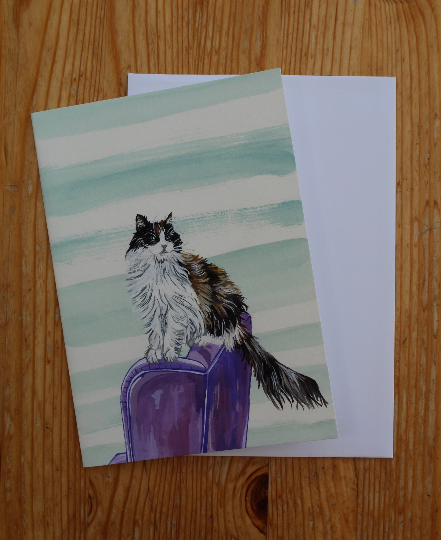 Maine Coon Greetings Card