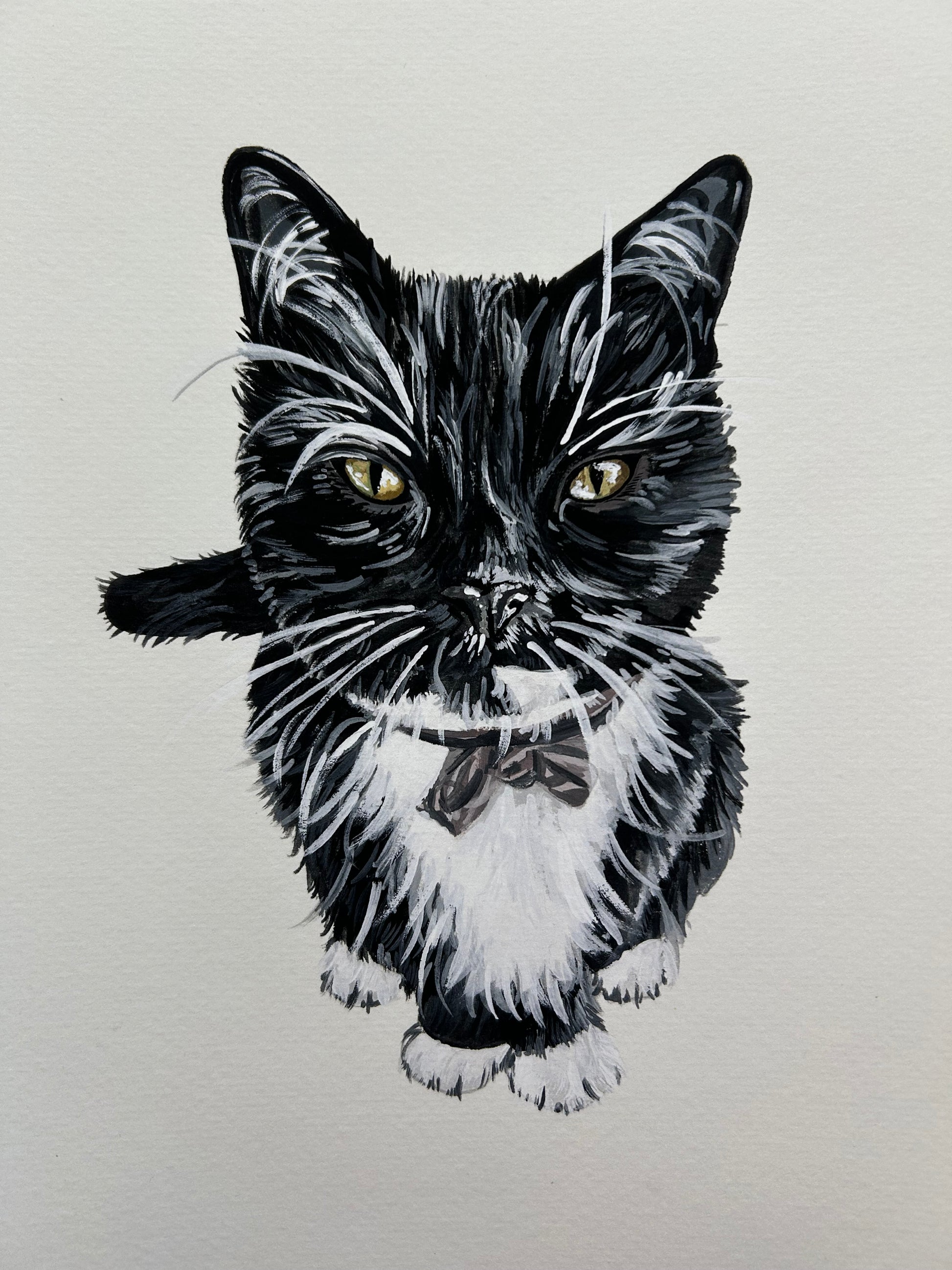 Tuxedo Cat Giclée Print