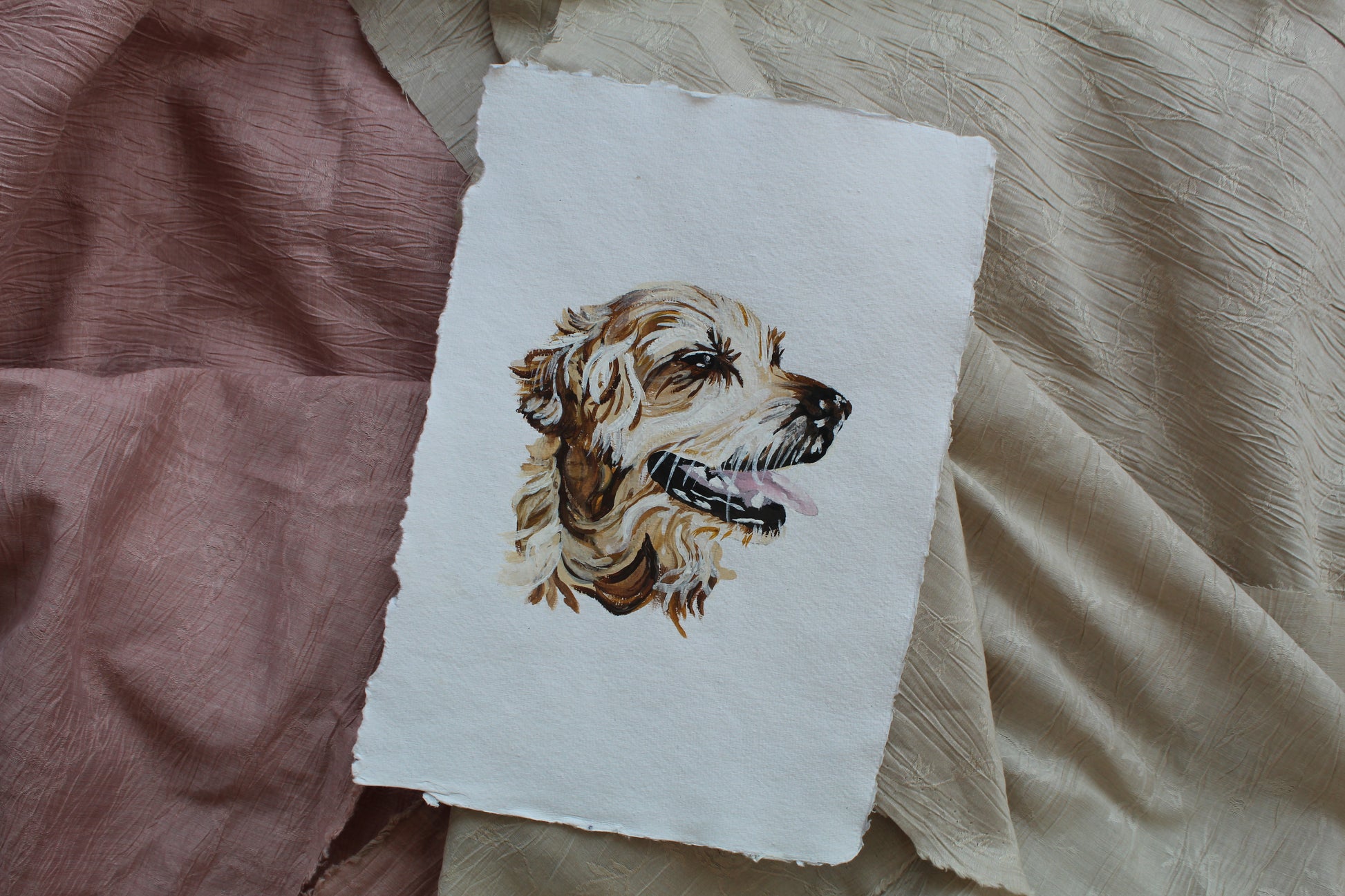 A4 Gouache Pet Portrait £80 - Commission Enquiry