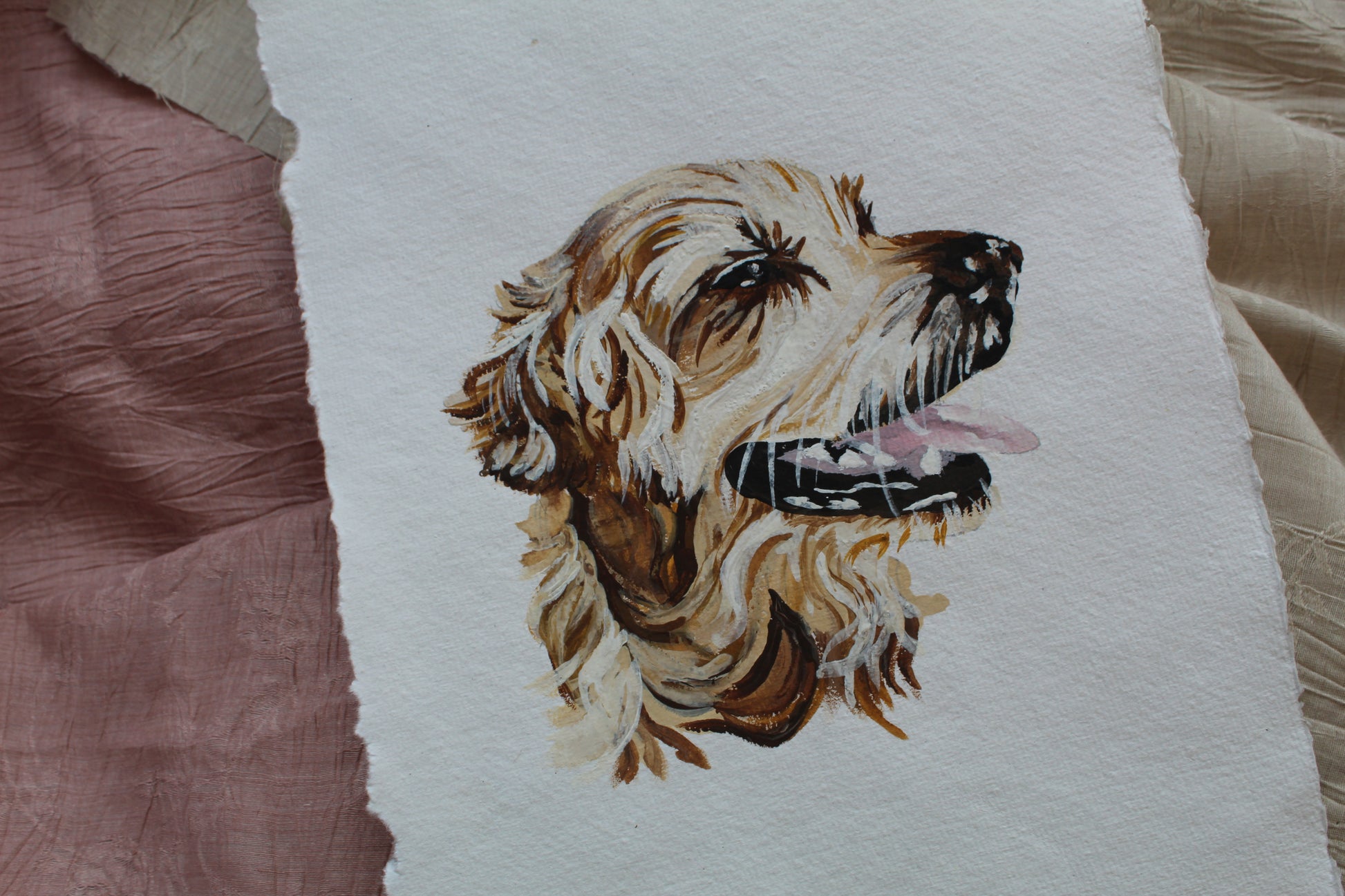 A4 Gouache Pet Portrait £80 - Commission Enquiry