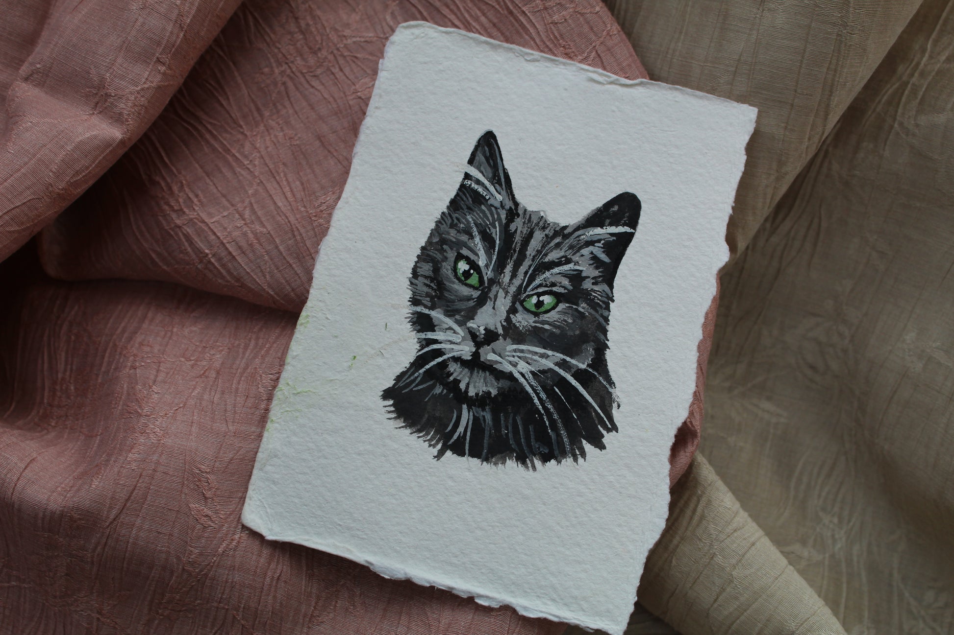 A6 Gouache Pet Portrait £40 - Commission Enquiry