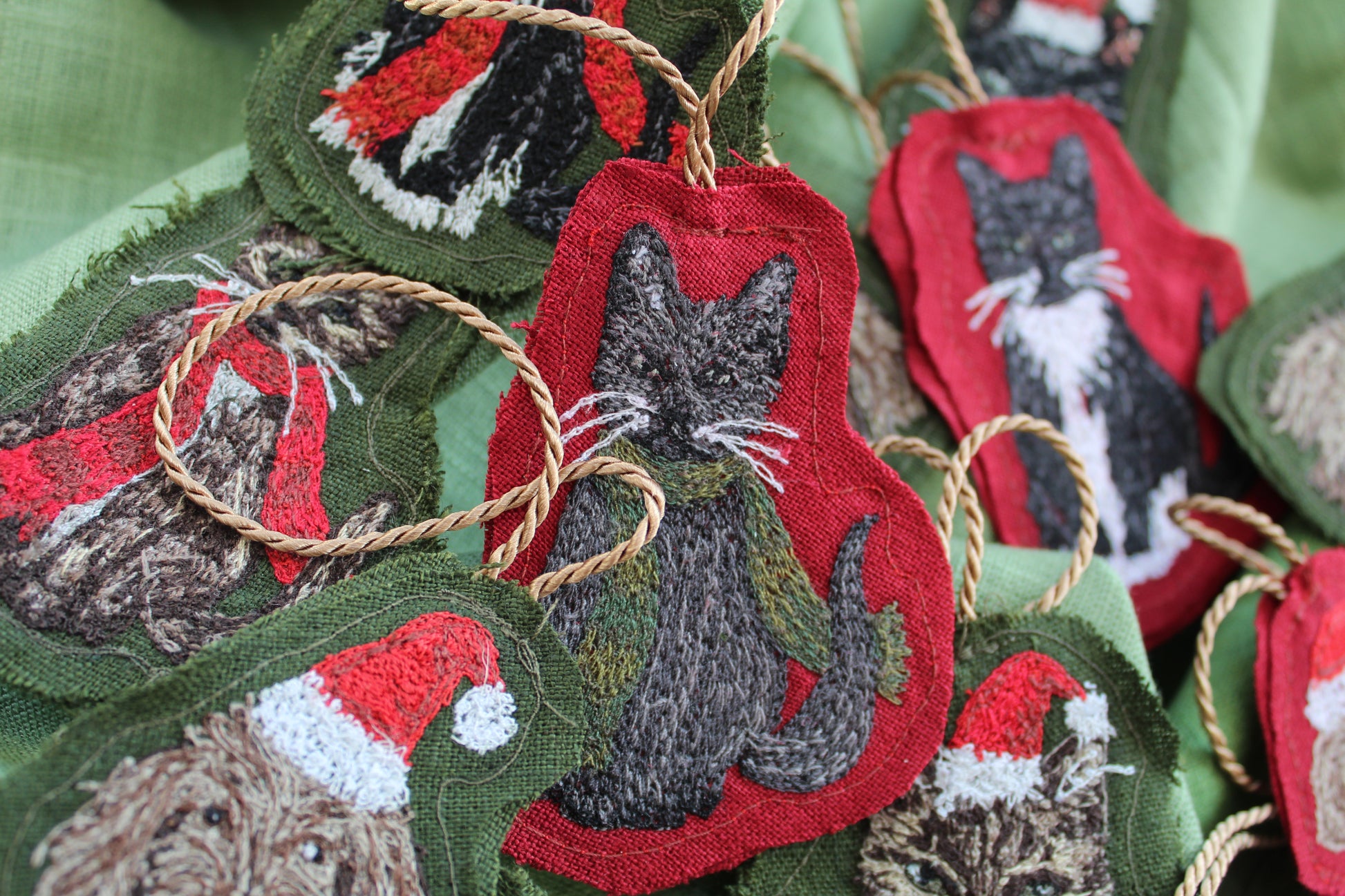 Custom Pet Portrait Christmas Decoration - Full Body
